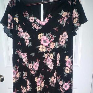 Torrid floral maxi dress